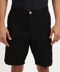 Bermuda-de-Sarja-Masculina-Slim-Chino-Preta-9943065-Preto_1