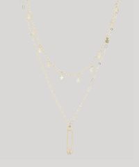 Kit-2-colares-com-Pingente-de-Estrelas-e-Alfinete-Prateado-9959903-Prateado_1