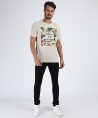 Camiseta-Masculina--Nature--Folhagens-Manga-Curta-Gola-Careca-Bege-9950847-Bege_3