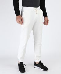 Calca-de-Moletom-Masculina-Relaxed-com-Cordao-e-Bolsos--Branca-9954895-Branco_1