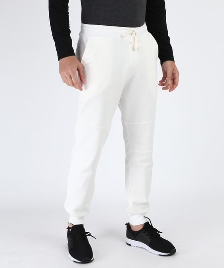 Calca-de-Moletom-Masculina-Relaxed-com-Cordao-e-Bolsos--Branca-9954895-Branco_1 Calca-de-Moletom-Masculina-Relaxed-com-Cordao-e-Bolsos--Branca-9954895-Branco_1