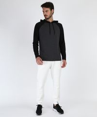 Calca-de-Moletom-Masculina-Relaxed-com-Cordao-e-Bolsos--Branca-9954895-Branco_3
