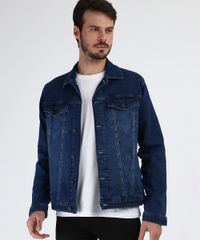 Jaqueta-Jeans-Masculina-com-Bolsos-Azul-Escuro-9954912-Azul_Escuro_1