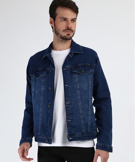 Jaqueta-Jeans-Masculina-com-Bolsos-Azul-Escuro-9954912-Azul_Escuro_1