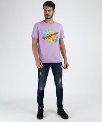 Camiseta-Masculina-Comixao-e-Cocadinha-Os-Simpsons-Manga-Curta-Gola-Careca-Roxa-9955550-Roxo_3