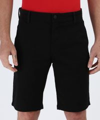 Bermuda-de-Sarja-Masculina-Slim-Chino-Preta-9956021-Preto_1