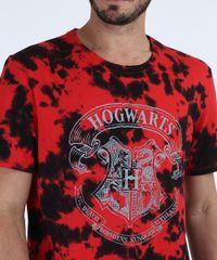Camiseta-Masculina---Logo-Hogwards--Harry-Potter-Estampada-Tie-Dye-Manga-Curta-Gola-Careca-Vermelho-9956332-Vermelho_4