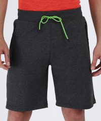 Bermuda-Masculina-Esportiva-Ace-em-Moletom-com-Bolso--Cinza-9956585-Cinza_1