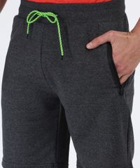 Bermuda-Masculina-Esportiva-Ace-em-Moletom-com-Bolso--Cinza-9956585-Cinza_4