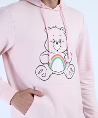 Blusao-de-Moletom-Masculino-Ursinhos-Carinhosos-com-Capuz--Rosa-9956797-Rosa_4