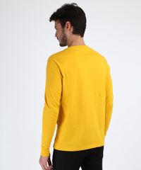 Camiseta-Masculina-Planeta-Terra-Manga-Longa-Gola-Careca-Amarela-9956887-Amarelo_2