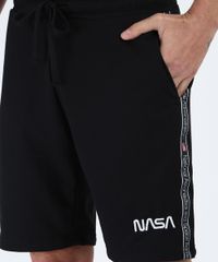 Bermuda-de-Moletom-Masculina-Nasa-com-Listra-Lateral-Preta-9957264-Preto_4