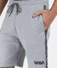 Bermuda-de-Moletom-Masculina-Estampada--Nasa--Listra-Lateral-Cinza-9957265-Cinza_4
