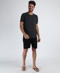 Pijama-Masculino-Listrado-Manga-Curta-Gola-Careca-Cinza-Mescla-Escuro-9958032-Cinza_Mescla_Escuro_1