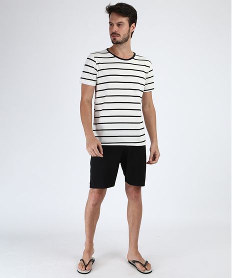 Pijama-Masculino-Listrado-Manga-Curta-Gola-Careca-Branca-9958033-Branco_1