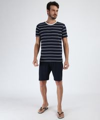 Pijama-Masculino-Listrado-Manga-Curta-Gola-Careca-Preto-9958034-Preto_1