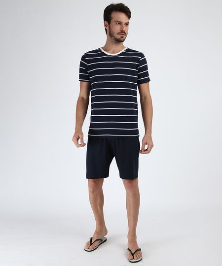 Pijama-Masculino-Listrado-Manga-Curta-Gola-Careca-Preto-9958034-Preto_1 Pijama-Masculino-Listrado-Manga-Curta-Gola-Careca-Preto-9958034-Preto_1