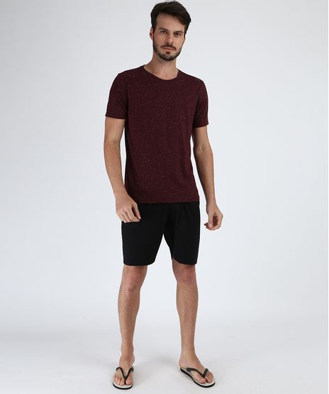 Pijama-Masculino-Manga-Curta-Gola-Careca-Vinho-9958035-Vinho_1