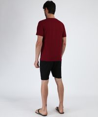 Pijama-Masculino-Manga-Curta-Gola-Careca-Vinho-9960868-Vinho_2