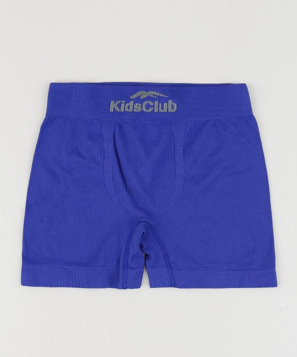 Cueca Boxer Infantil DelRio em Algodão Azul Escuro M