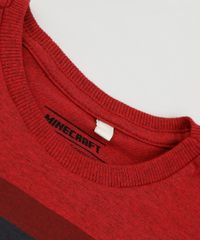 Camiseta-Infantil-Minecraft-Zumbi-Manga-Curta-Vermelha-9952837-Vermelho_3