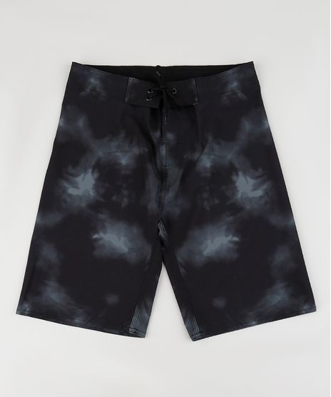 Bermuda-Juvenil-Estampada-Tie-Dye-Preta-9959122-Preto_1