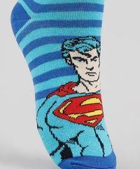 Kit-de-2-Meias-Infantis-Cano-Medio-Super-Homem-Estampadas-Azul-9932145-Azul_5