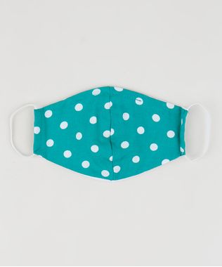 Mascara-de-Tecido-Reutilizavel-para-Protecao-Individual-Infantil-Estampado-de-Poa-Verde-9952490-Verde_1