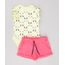 Conjunto-de-Body-Estampado-de-Coelhinhos-Amarelo---Short-em-Moletom-Rosa-Escuro-8688947-Rosa_Escuro_1