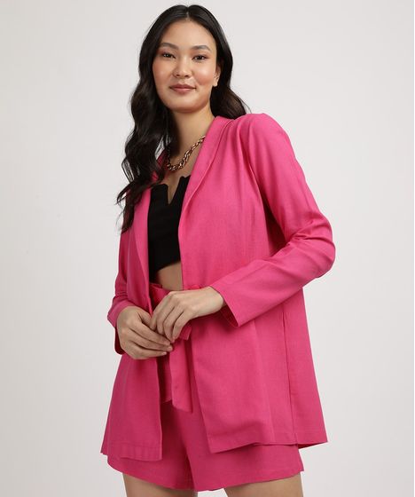 blazer em alfaiataria feminino