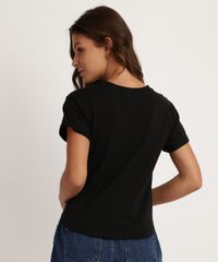 Blusa-Feminina--Los-Angeles--com-No-Manga-Curta-Preta-9886196-Preto_2