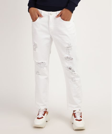 calça jeans off white feminina