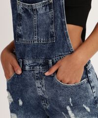 Jardineira-Jeans-Feminina-Destroyed-com-Bolsos-Azul-9951717-Azul_4