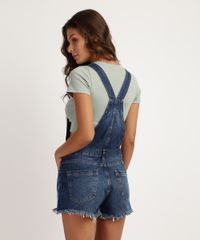 Jardineira-Jeans-Feminina-Destroyed-com-Bolsos-Azul-9951718-Azul_2