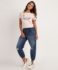 Blusa-Feminina-Bob-Esponja-Manga-Curta-Decote-Redondo-Rosa-Claro-9954139-Rosa_Claro_3