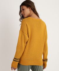Sueter-de-Trico-Feminino-Harry-Potter-Lufa-Lufa-Decote-Redondo-Amarelo-9955601-Amarelo_2