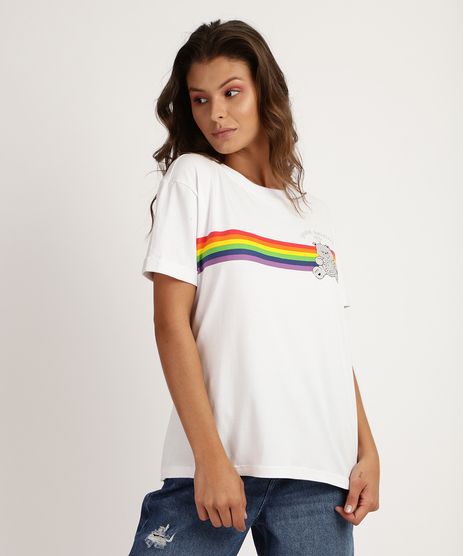 Blusa-Feminina-Pride-Ursinhos-Carinhosos-Manga-Curta-Branca-9955680-Branco_1