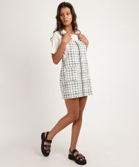 Salopete-Feminina-Estampado-de-Xadrez-com-Ziper-e-Bolsos-Off-White-9816996-Off_White_3