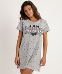 Blusa-Feminina---I-AM-Wonder-Woman--Manga-Curta-Decote-Redondo-Cinza-9928265-Cinza_1