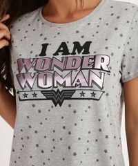 Blusa-Feminina---I-AM-Wonder-Woman--Manga-Curta-Decote-Redondo-Cinza-9928265-Cinza_4