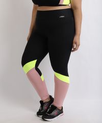 Calca-Legging--Feminina-Plus-Size-Esporte-Ace-com-Recorte-Lateral-Cintura-Alta-e-Bolso-Preta-9958593-Preto_1