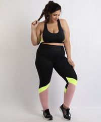 Calca-Legging--Feminina-Plus-Size-Esporte-Ace-com-Recorte-Lateral-Cintura-Alta-e-Bolso-Preta-9958593-Preto_3