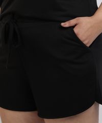Pijama-Feminino-Mindset-Plus-Size-em-Moletinho-Blusa-Manga-Curta-Preto-9958326-Preto_4