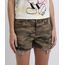 Short-de-Sarja-Feminino-Estampado-Camuflado-Cintura-Alta-com-Barra-Desfiada-Verde-9949156-Verde_1
