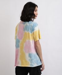 Blusa-Feminina-Bob-Esponja-Estampada-Tie-Dye-Manga-Curta-Decote-Redondo-Multicor-9953770-Multicor_2