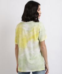 Blusa-Feminina-Estampada-Tie-Dye-Manga-Curta-Decote-Redondo--Verde-9956728-Verde_2