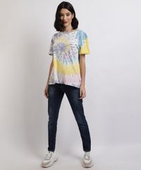 Blusa-Feminina-Caracol-Candy-Estampada-Tie-Dye-Manga-Curta-Decote-Redondo-Multicor-9953785-Multicor_3