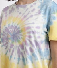 Blusa-Feminina-Caracol-Candy-Estampada-Tie-Dye-Manga-Curta-Decote-Redondo-Multicor-9953785-Multicor_4