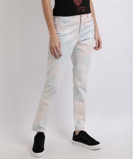Calca-Jeans-Feminina-Skinny-Cintura-Alta-Tie-Dye-Multicor-9961017-Multicor_1