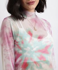 Blusa-Feminina-em-Tule-Estampada-Tie-Dye-Manga-Longa-Gola-Alta-Multicor-9956341-Multicor_4